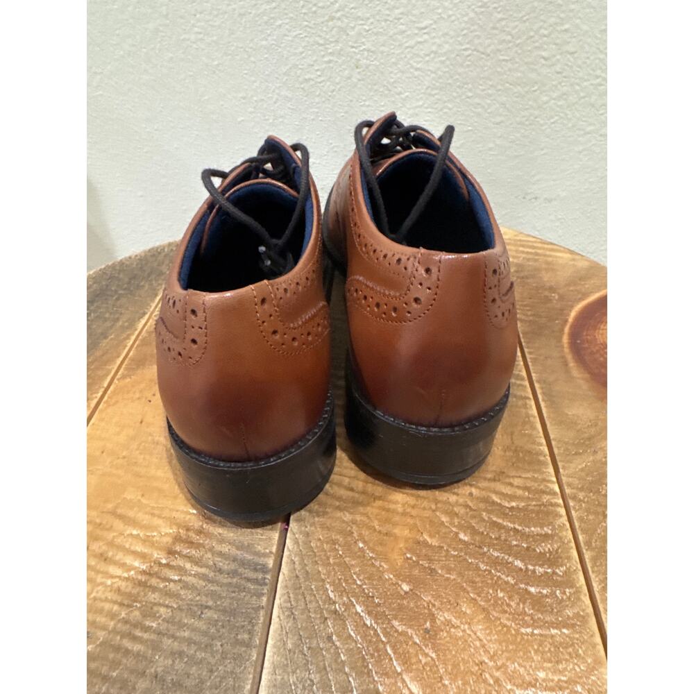 Mens Cole Haan Grand+ Wingtip brown Oxford shoes size 9 - Picture 4 of 10
